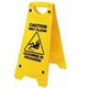 IW-101 WET FLOOR CLEANING IN PROGRESS YELLOW SIGN A FRAME 60cm